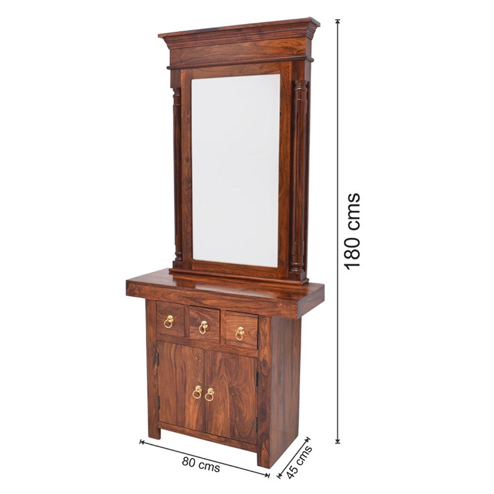 Carolina Dressing Mirror And 3 Storage Drawers