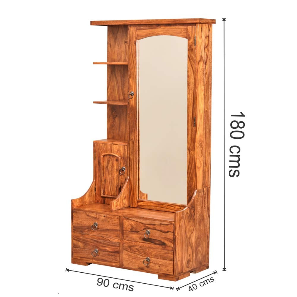 Sylvie Sheesham Wooden Dressing Table