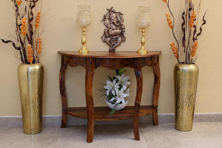 Benjamin Tania Half Round Console Table