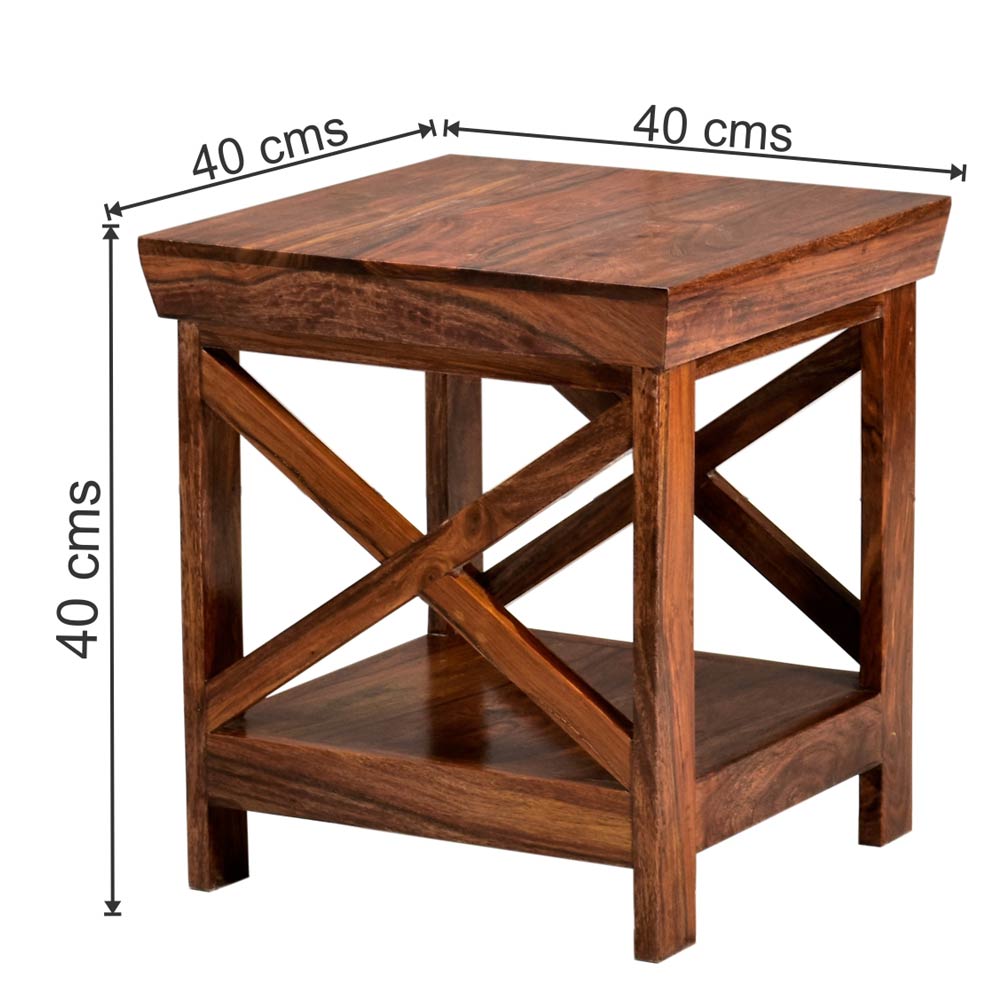 Giuliana Wooden Peg Side Table