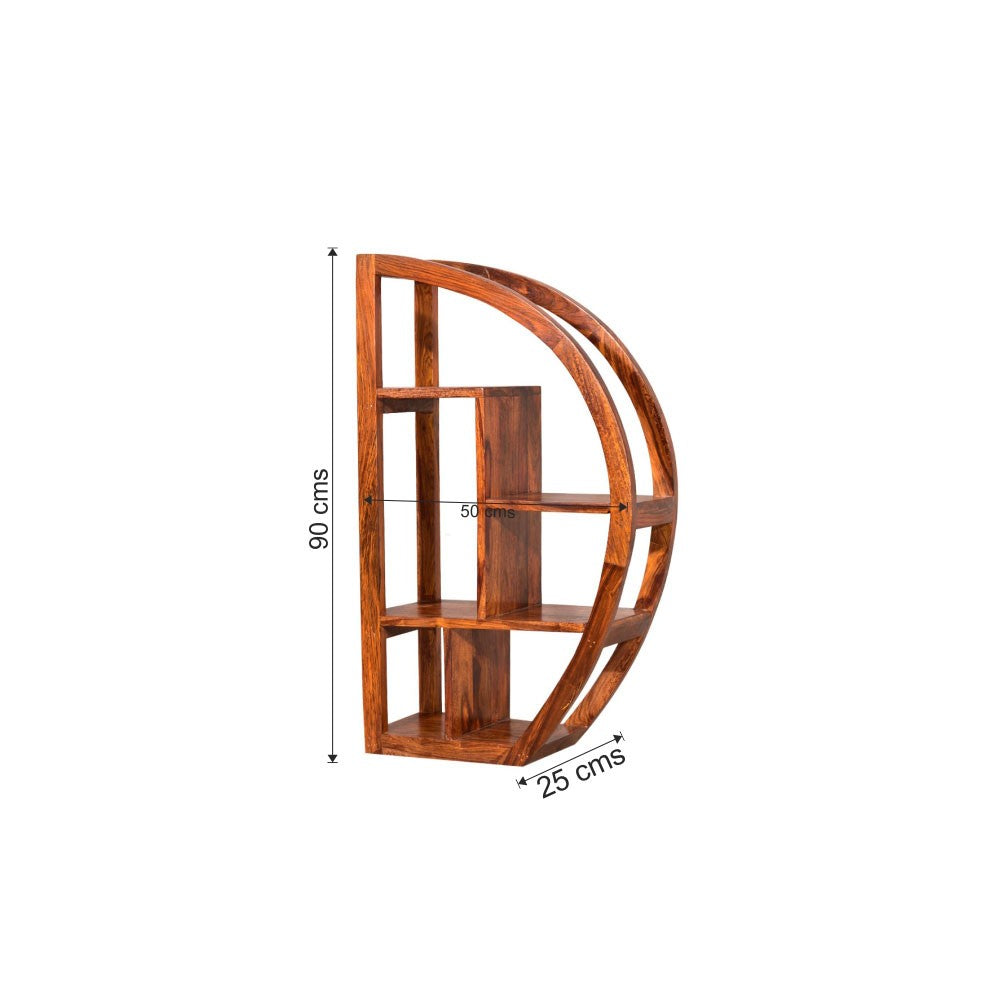 Pearl Moon Wooden Bookshelf