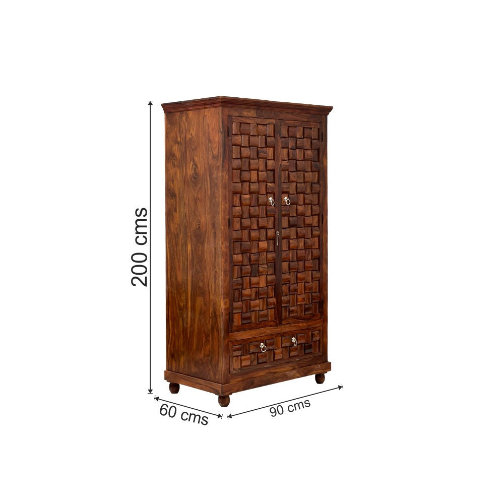 Dorothy Sheesham Wood Wardrobe