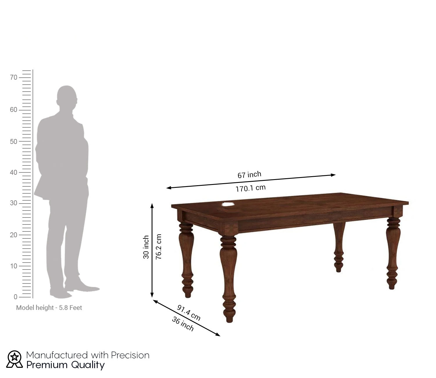 Bonita 6 Seater Dining Set