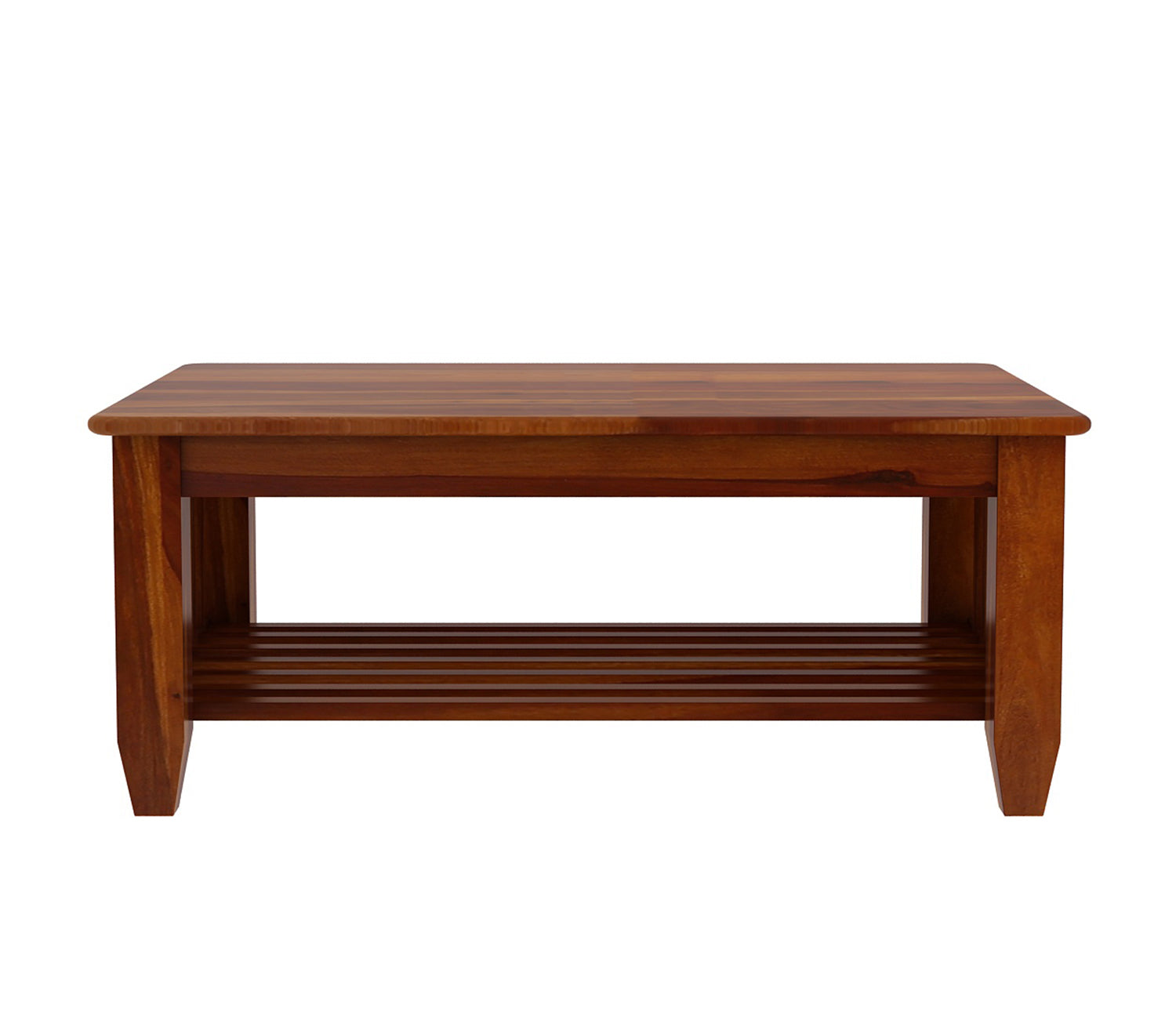 Iris Sheesham Wood Coffee Table with Open Storage
