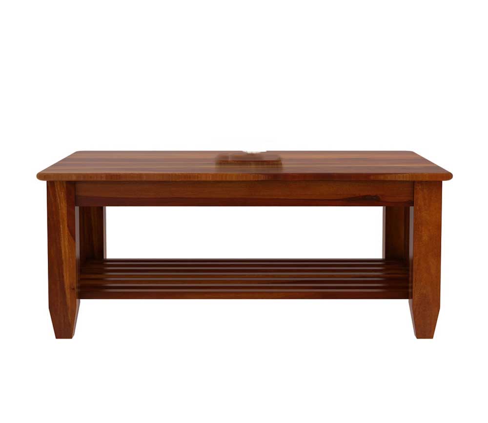Savannah Sheesham Wood Coffee Table with Open Storage