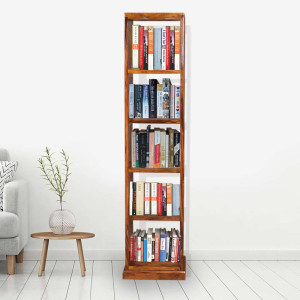 Khloe Wooden Hamlin  Wooden Bookshelf