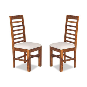 Gert Solid Sheesham Wood Dining Chairs Only | Wooden Dinning Chair for Kitchen & Dining Room